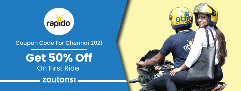 Rapido Coupon Code For Chennai | July 2021 | Get 50% Off On First Ride