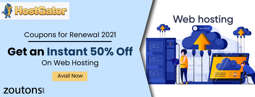 HostGator Coupons for Renewal | July 2021 | Get an Instant 50% Off on Web Hosting