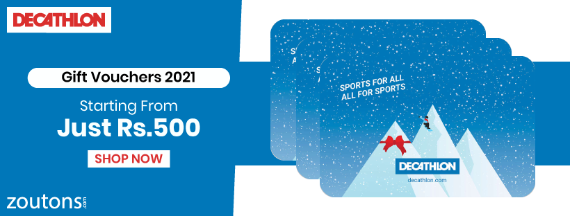 Decathlon Gift Vouchers 2021| June: Starting From Rs.500 Only