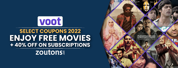 Voot Select Coupons October 2022 Enjoy Free Voot Select Subscription