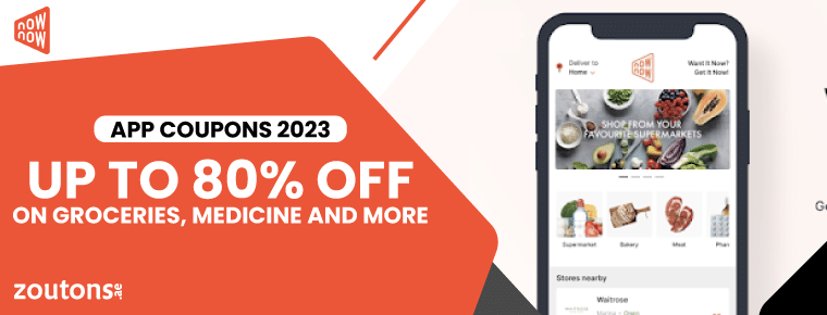 NowNow Coupon Code: 80% off Promo Code December 2023