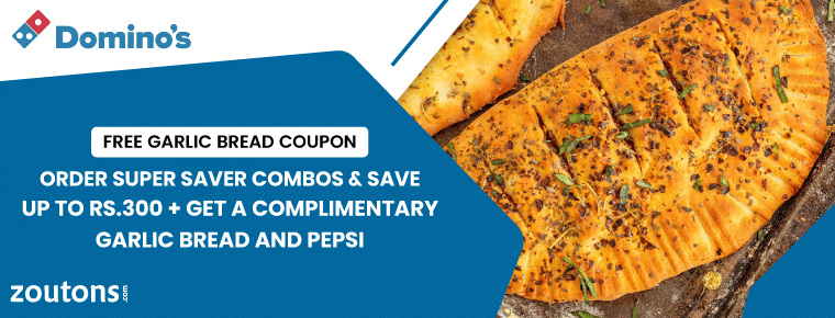 Domino’s Free Garlic Bread Coupon | Get Exciting Discounts On All Your Orders