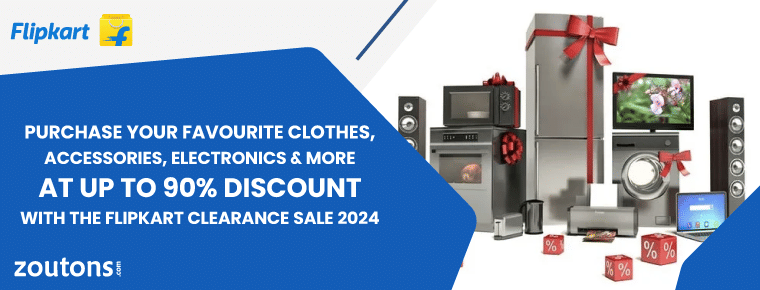 Grab Up to 90% Off at Flipkart Clearance Sale | A Limited Time Offer