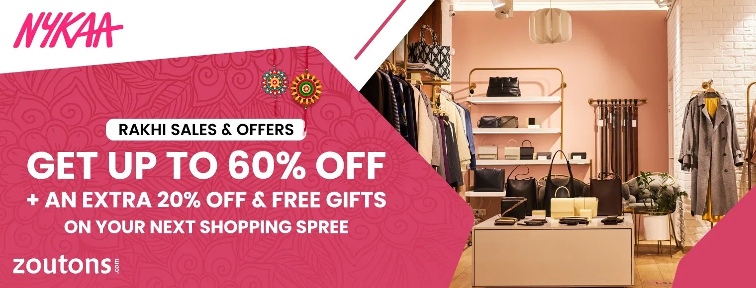Nykaa Rakhi Sales & Offers | Get Up To 60% Off + An Extra 20% Off & Free Gifts On Your Next Shopping Spree