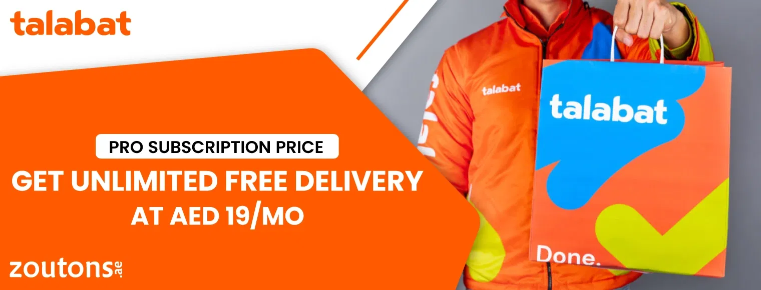 Talabat Pro Subscription Price | Get Unlimited Free Delivery At AED 19/mo
