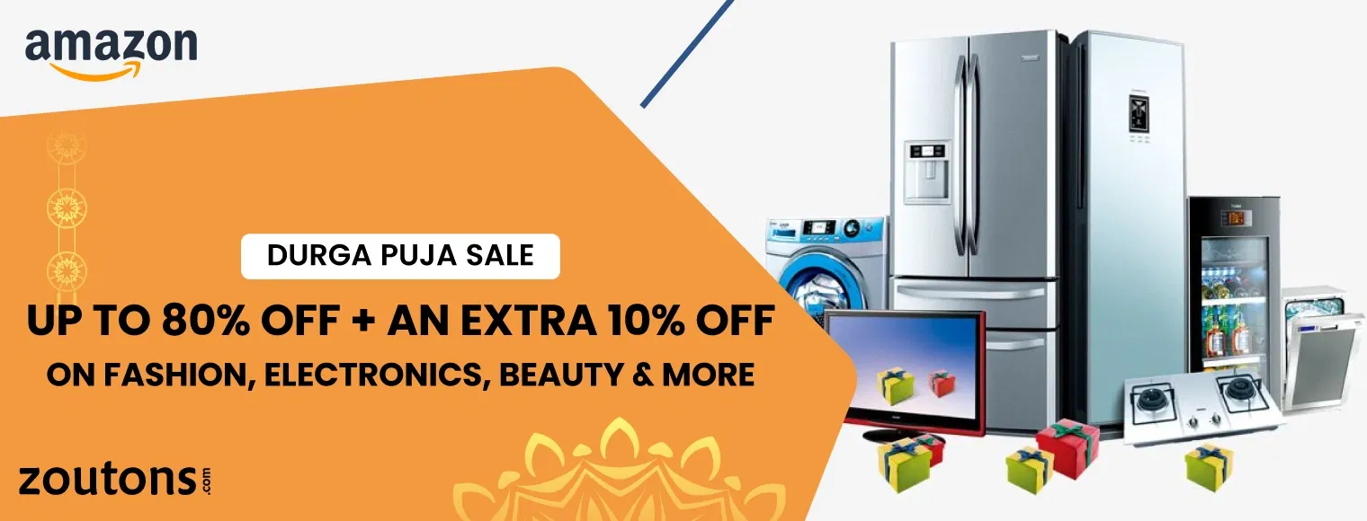 Amazon Durga Puja Sale | Up To 80% Off + An Extra 10% Off On Fashion, Electronics, Beauty & More
