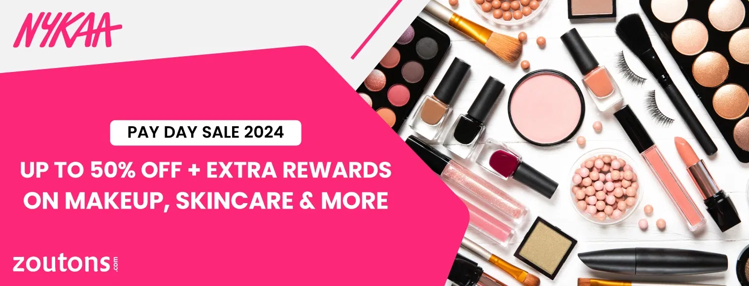 Nykaa Pay Day Sale 2024: Up To 50% Off + Extra Rewards On Makeup, Skincare & More