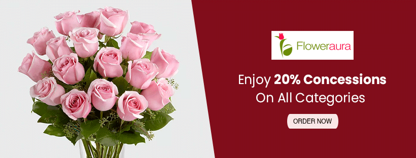 Floweraura Offer codes For December: Enjoy 20% Concessions On All Categories