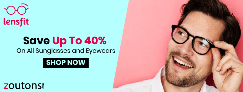 Lensfit App Offers (December Edition) : Save Up To 40% On All Sunglasses and Eyewears