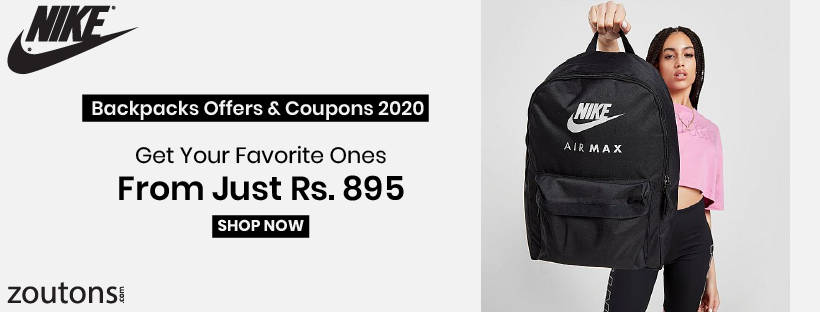 Nike Backpacks Offers & Coupons 2021: Get Your Favorite Ones From Just Rs. 895