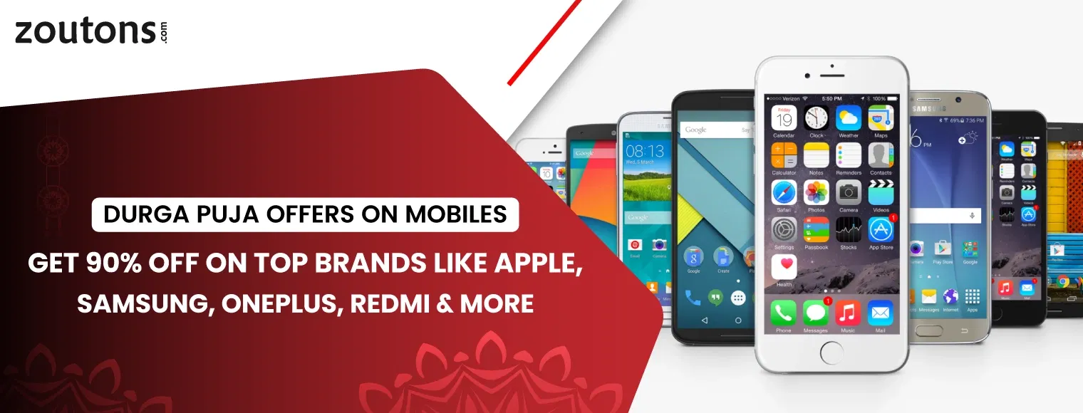 Durga Puja Offers On Mobiles | Get 90% Off On Brands Like Apple, Samsung, OnePlus, Redmi & More
