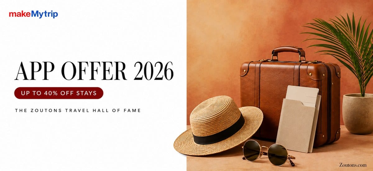 MakeMyTrip App Offer 2026: 22 Stays That Earn Their Discount