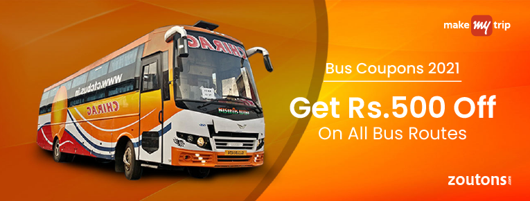 MakeMyTrip Bus Coupons 2021 (July Edition): Up To Rs.500 Off On All Bus Routes