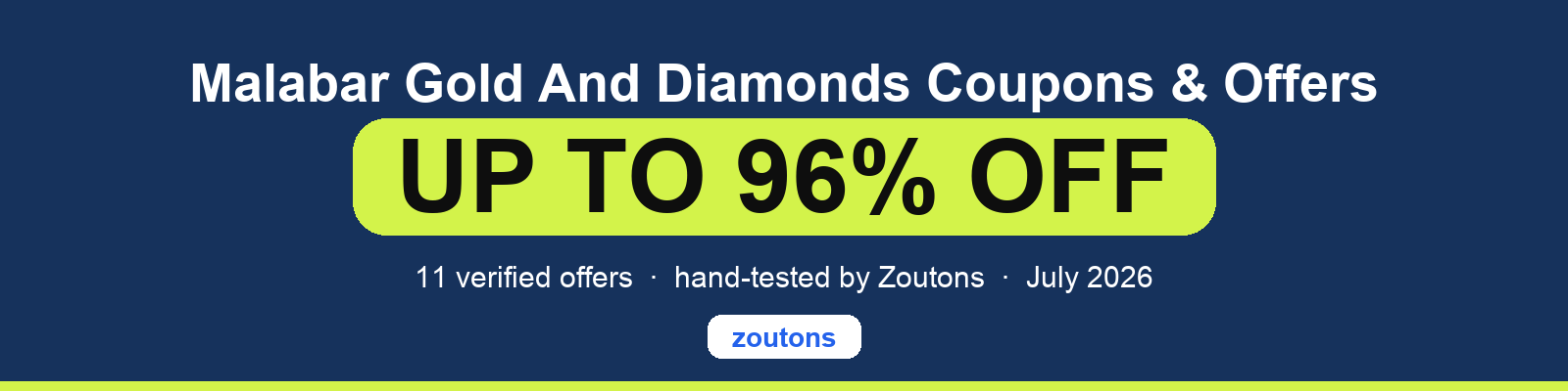 Malabar Gold And Diamonds Coupons July 2026
