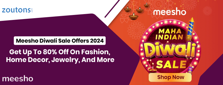 Meesho Diwali Sale 2024 | Get Up To 80% Off On Fashion, Home Decor, Jewelry, And More