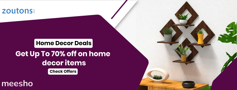 Get up to 70% off on home decor items at Meesho