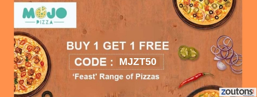 Mojopizza Offers Today (Sep 28-29): Flat 50% off on All Pizzas