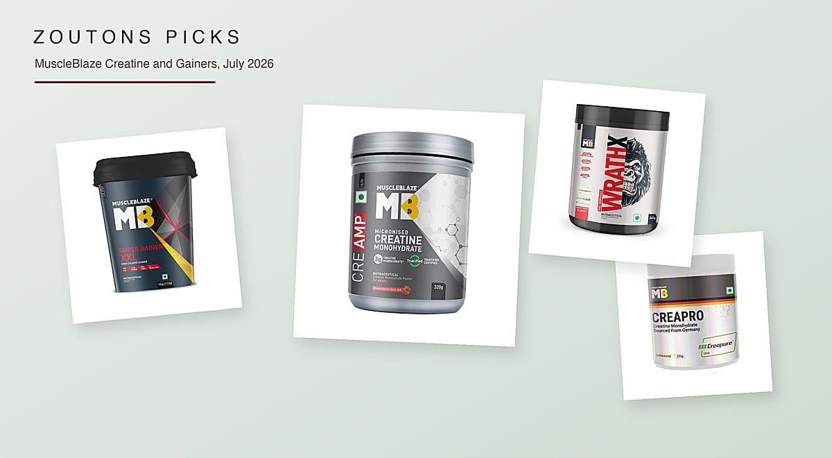 MuscleBlaze Creatine and Mass Gainer Prices July 2026 Decoded