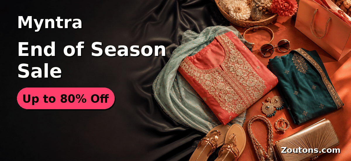 Myntra End of Season Sale 2026: Up to 80% Off Best Picks