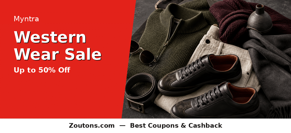 Myntra Western Wear Sale 2026: Dresses, Tops & Jeans 50% Off
