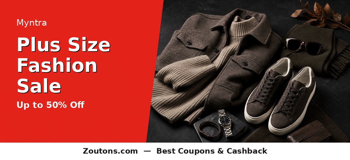 Myntra Plus Size Fashion Sale 2026: 50% Off New Arrivals Edit