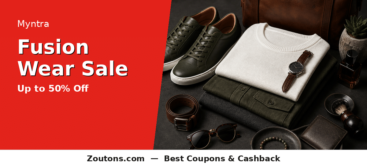 Myntra Fusion Wear Sale 2026: Up to 50% Off Ethnic & Western