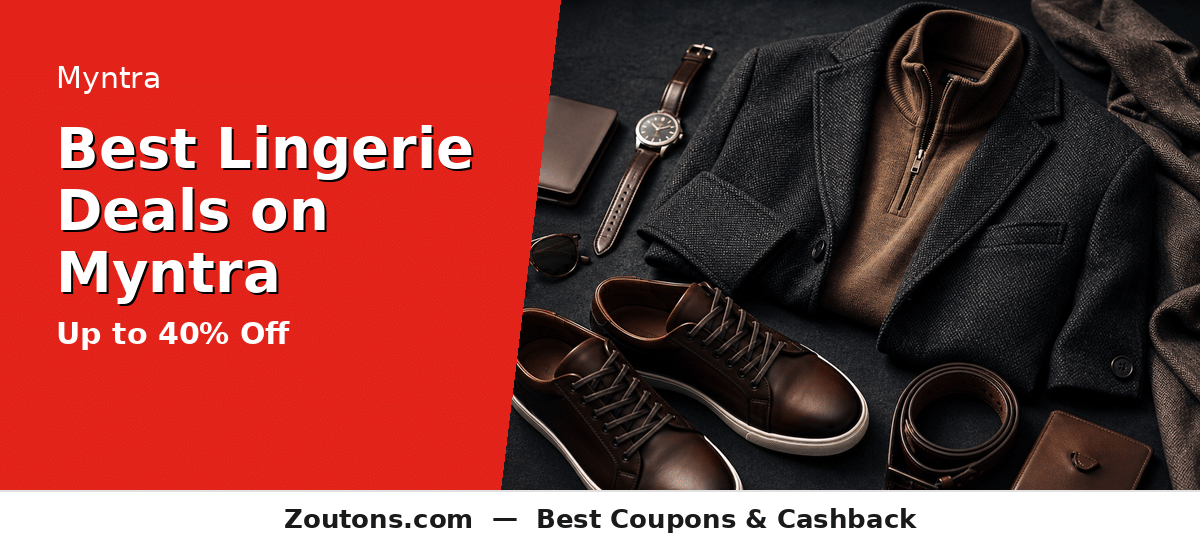 Best Lingerie Deals on Myntra 2026: Up to 40% Off Top Brands