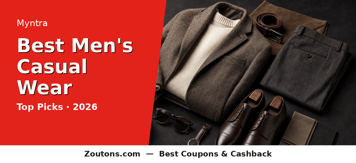 Best Men's Casual Wear on Myntra Under ₹999: EOSS 2026 Picks