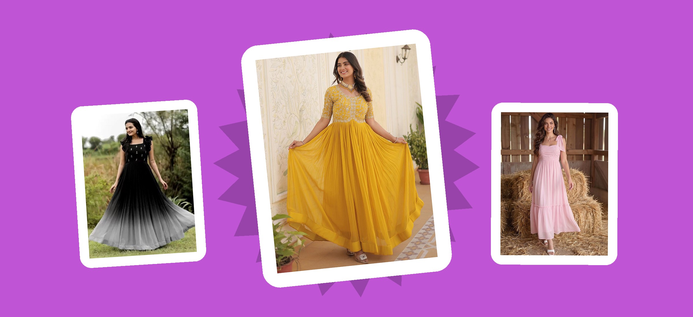 Myntra Gown Price September 2026: 69 Listings Under Rs. 1,750
