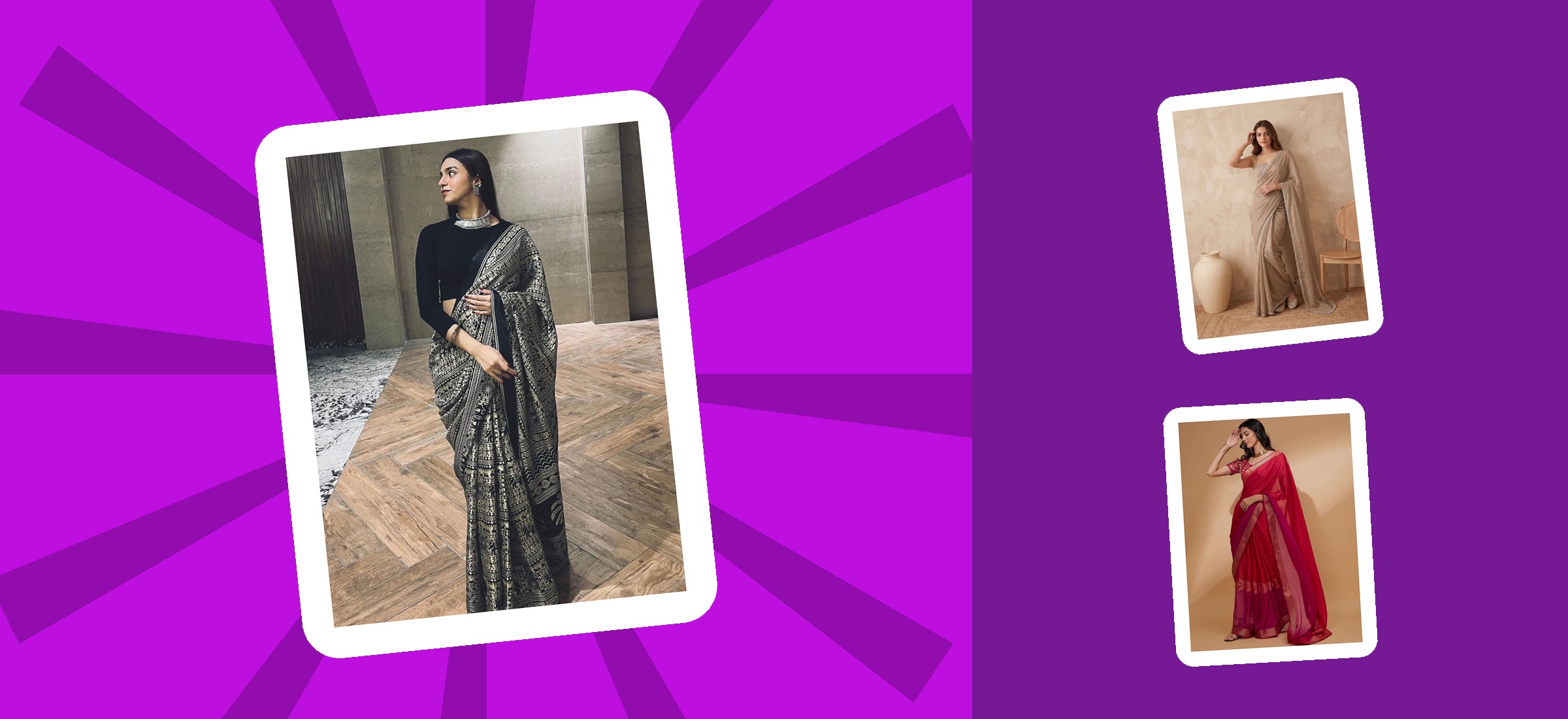Myntra Saree Price August 2026: Banarasi to Organza From Rs. 450
