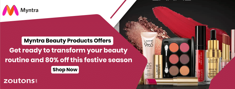 Myntra Beauty Products Offers On Big Fashion Festival 2024