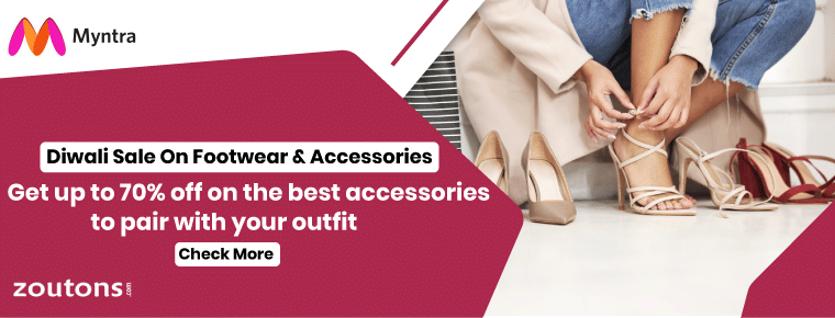 Myntra Diwali sale on footwear and accessories