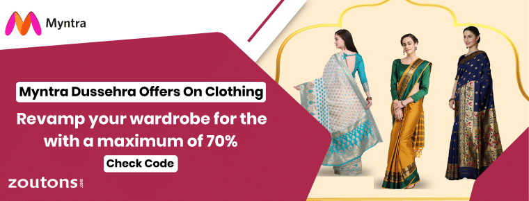 Myntra Dussehra Offers on Clothing
