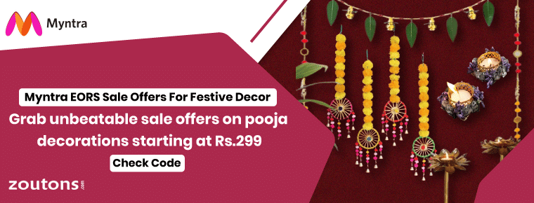 Myntra EORS Sale Offers For Festive Decor