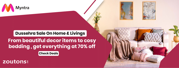 Myntra Home & Living Offers On Dussehra Sale