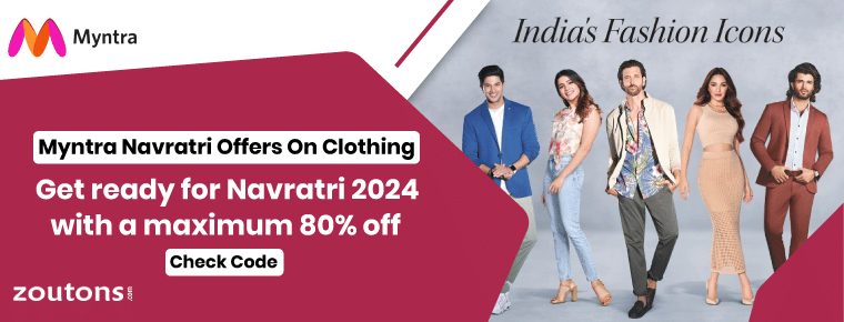 Get ready for Navaratri 2024 with a maximum 80% Off