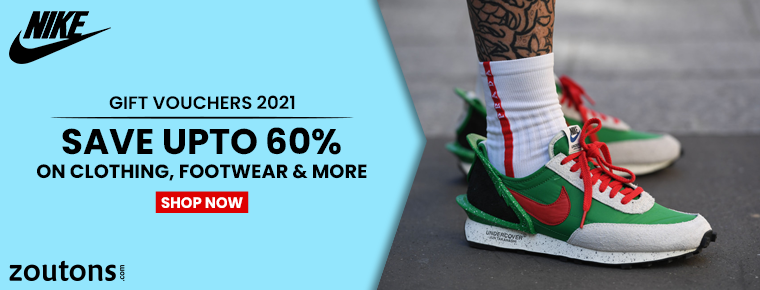 Nike Gift Vouchers (July 2021) : Save Up To 60% On Clothing, Footwear & More