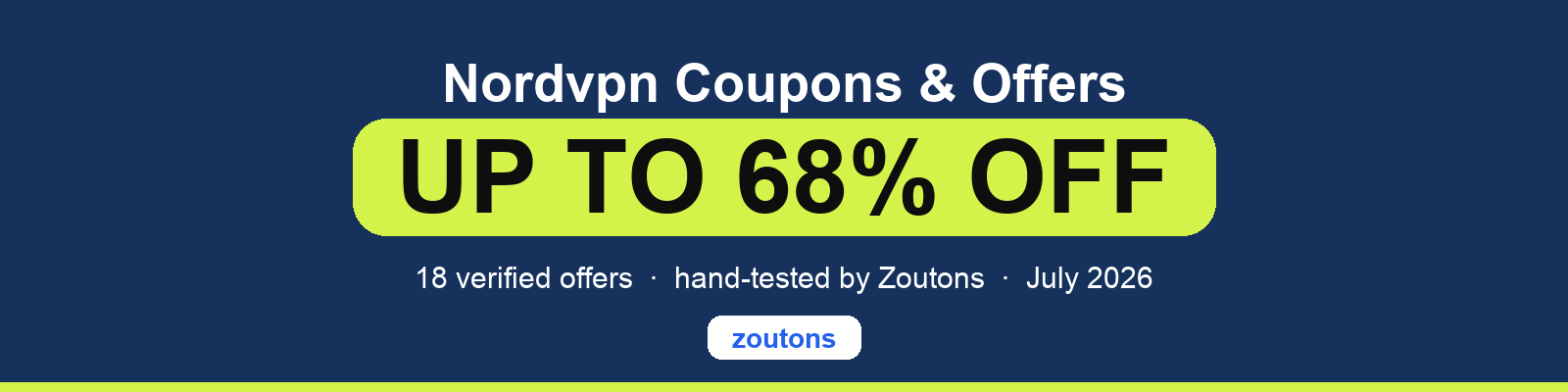 Nordvpn Coupons July 2026