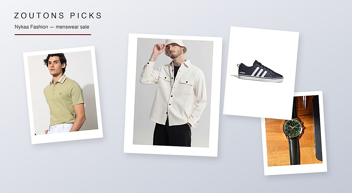 Nykaa Fashion Men's Sale July 2026: 21 Picks From Rs. 600