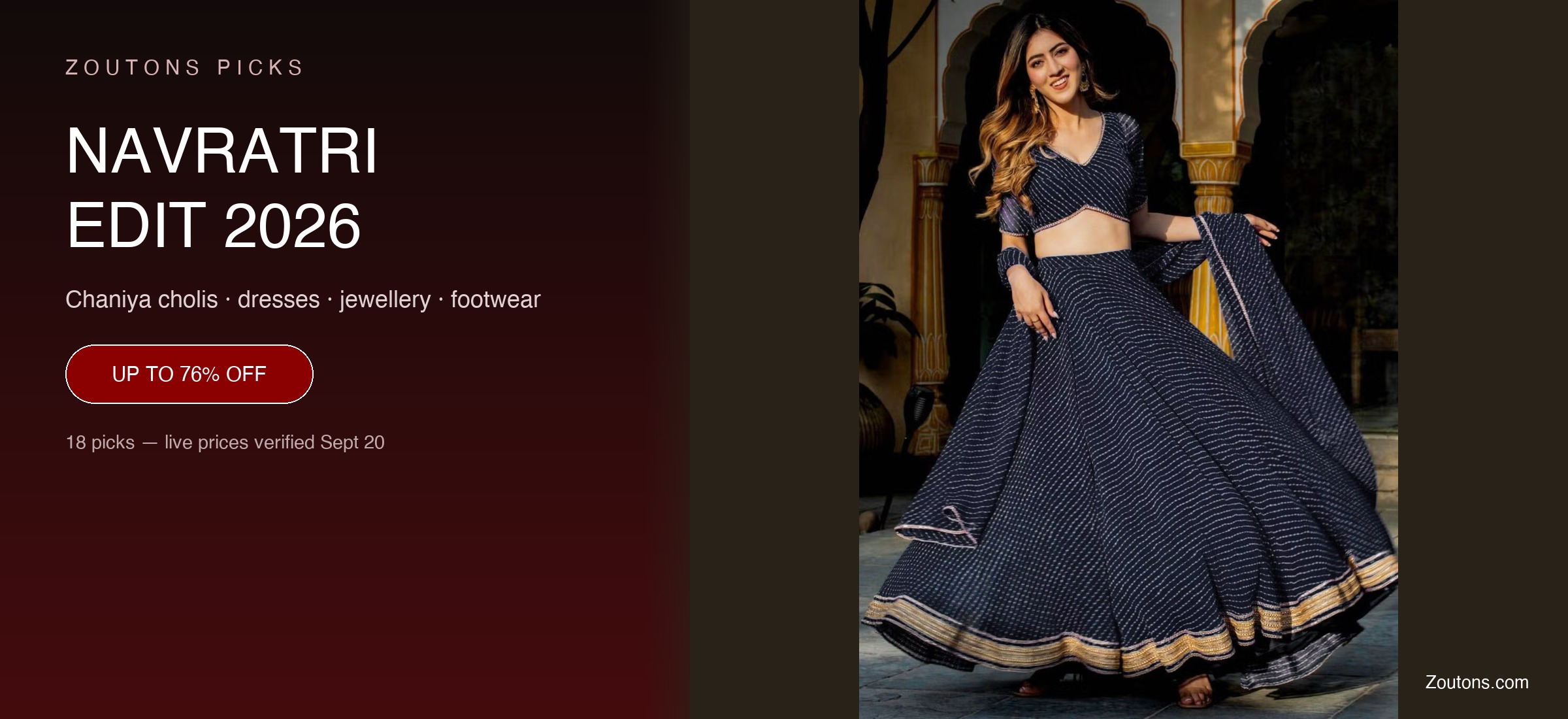 Nykaa Fashion Navratri Sale September 2026: Chaniya Choli & Ethnic Wear Offers