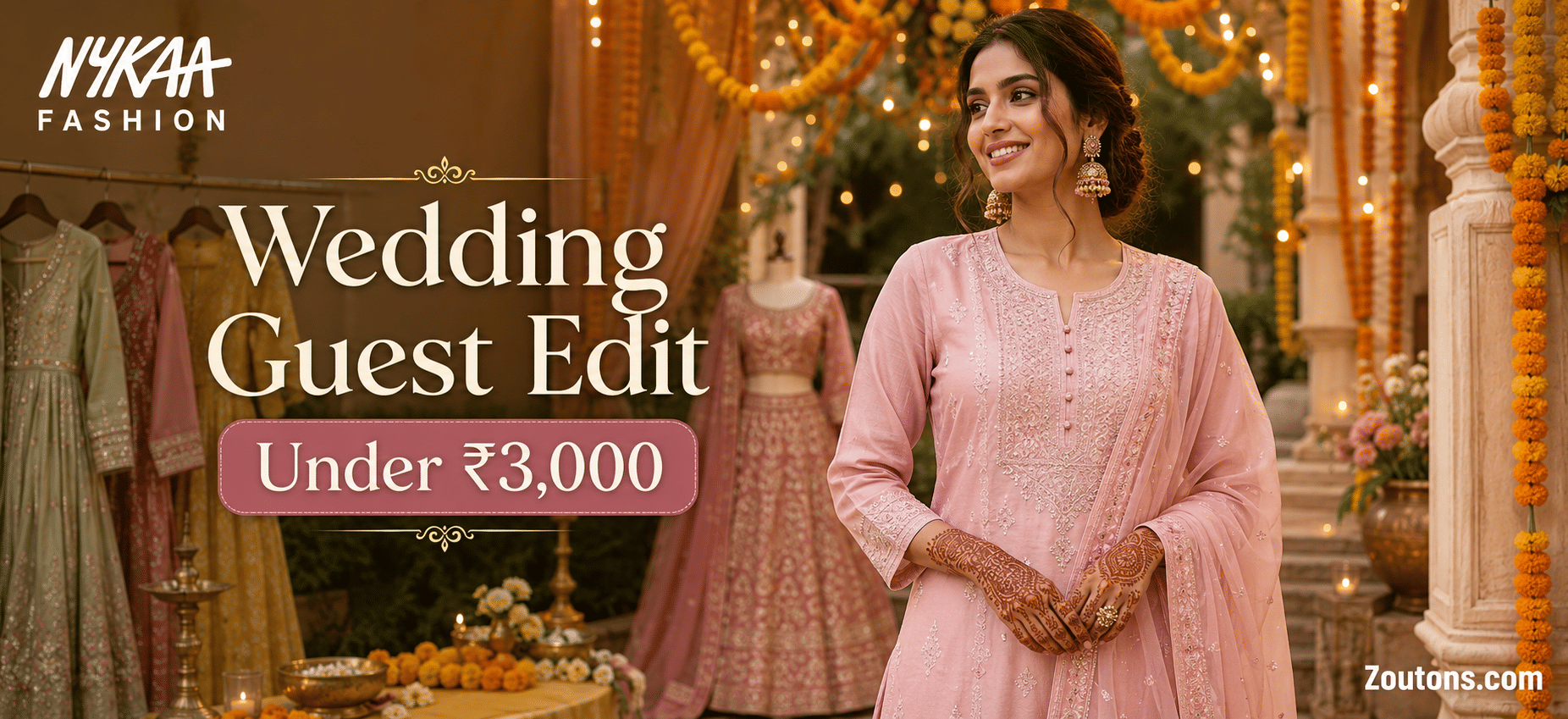 10 Best Wedding Guest Kurta Sets & Lehengas on Nykaa Fashion (2026)
