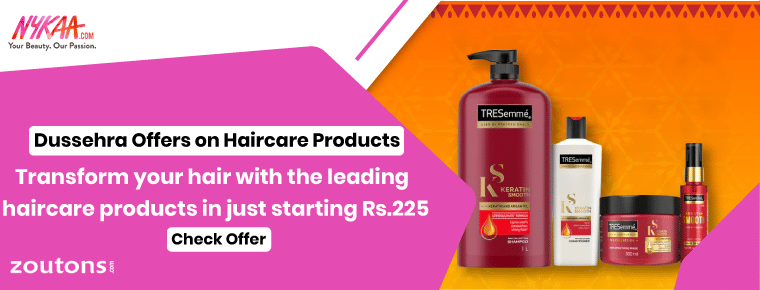 Transform your hair with the leading haircare products in just starting Rs.225 with Nykaa Dussehra Sale