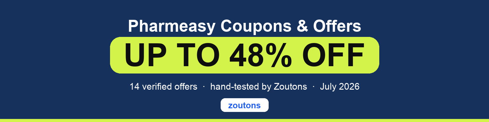 Pharmeasy Coupons July 2026