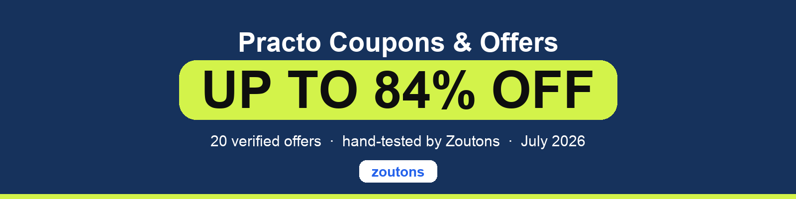 Practo Coupons August 2026