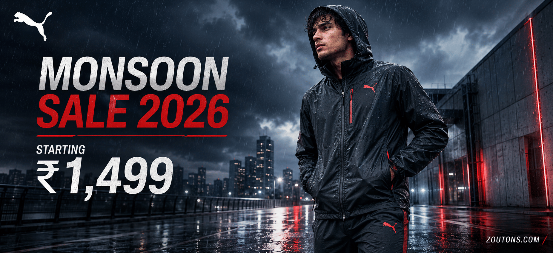 Puma Monsoon Sale 2026: Best Waterproof Jackets and Training Gear From Rs. 999
