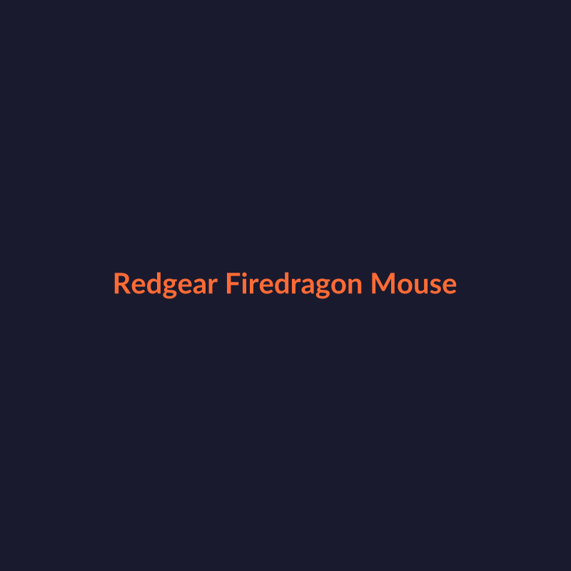Redgear Firedragon Gaming Mouse