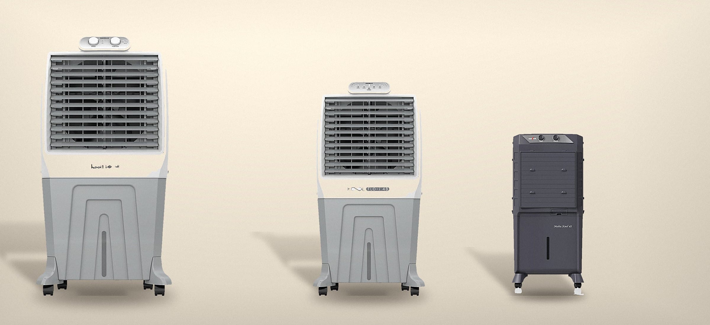 Reliance Digital home appliances August 2026 collage - Havells air cooler, Bajaj water heater, Morphy Richards microwave and Bajaj ceiling fan