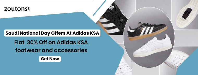 Flat 30% Off on Adidas KSA footwear and accessories