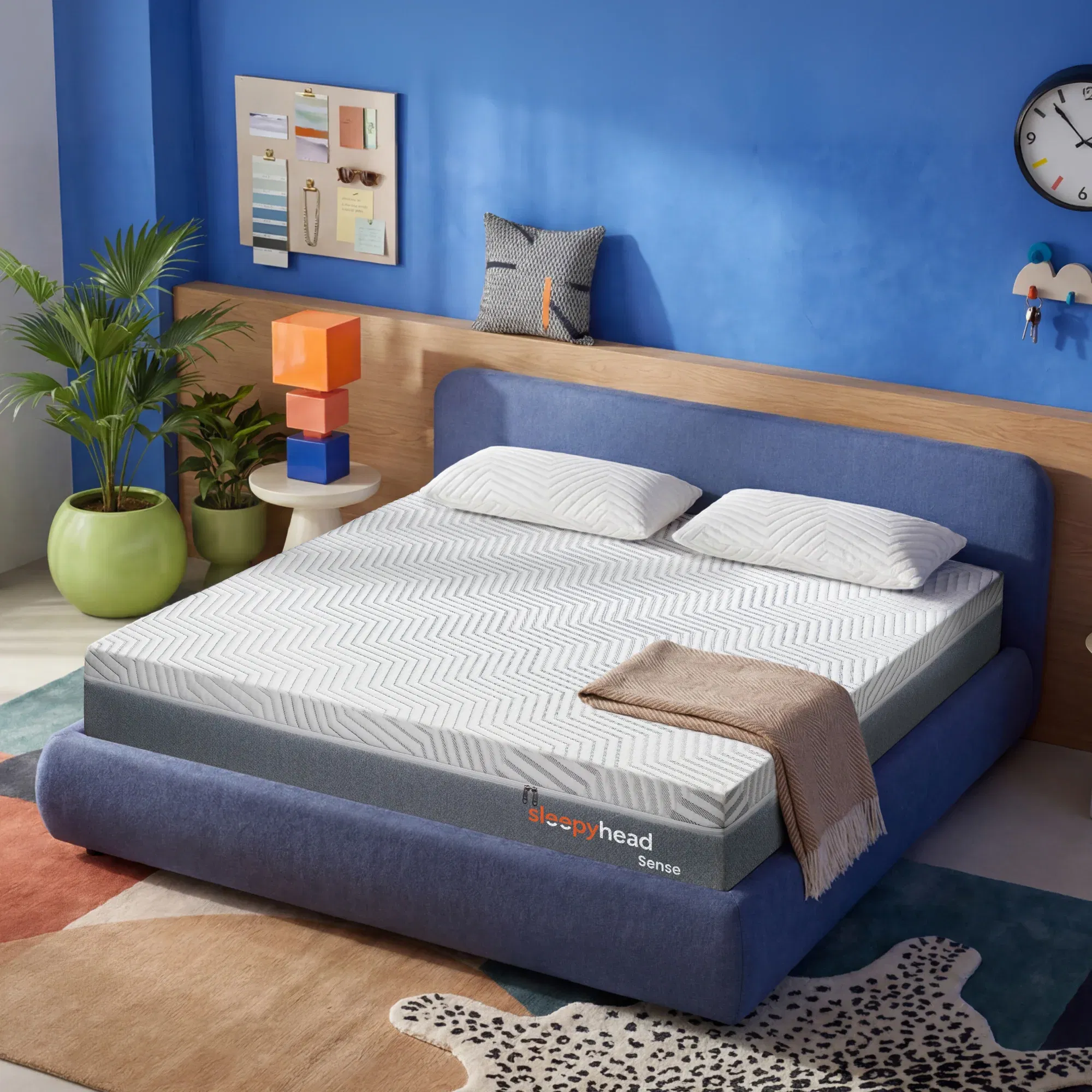 Sense BodyIQ Orthopedic Memory Foam Mattress — Pearl White