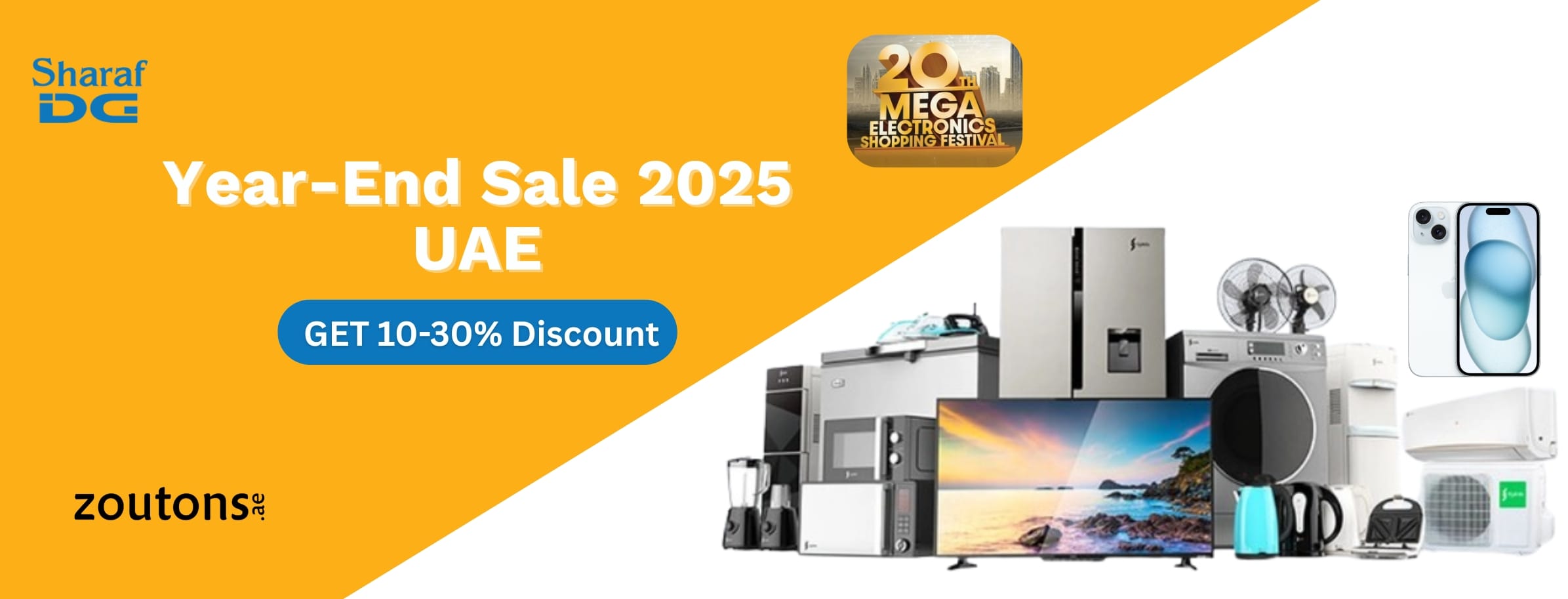 Sharaf DG Year-End Sale 2025 UAE: Best Tech Deals, Discounts & Offers
